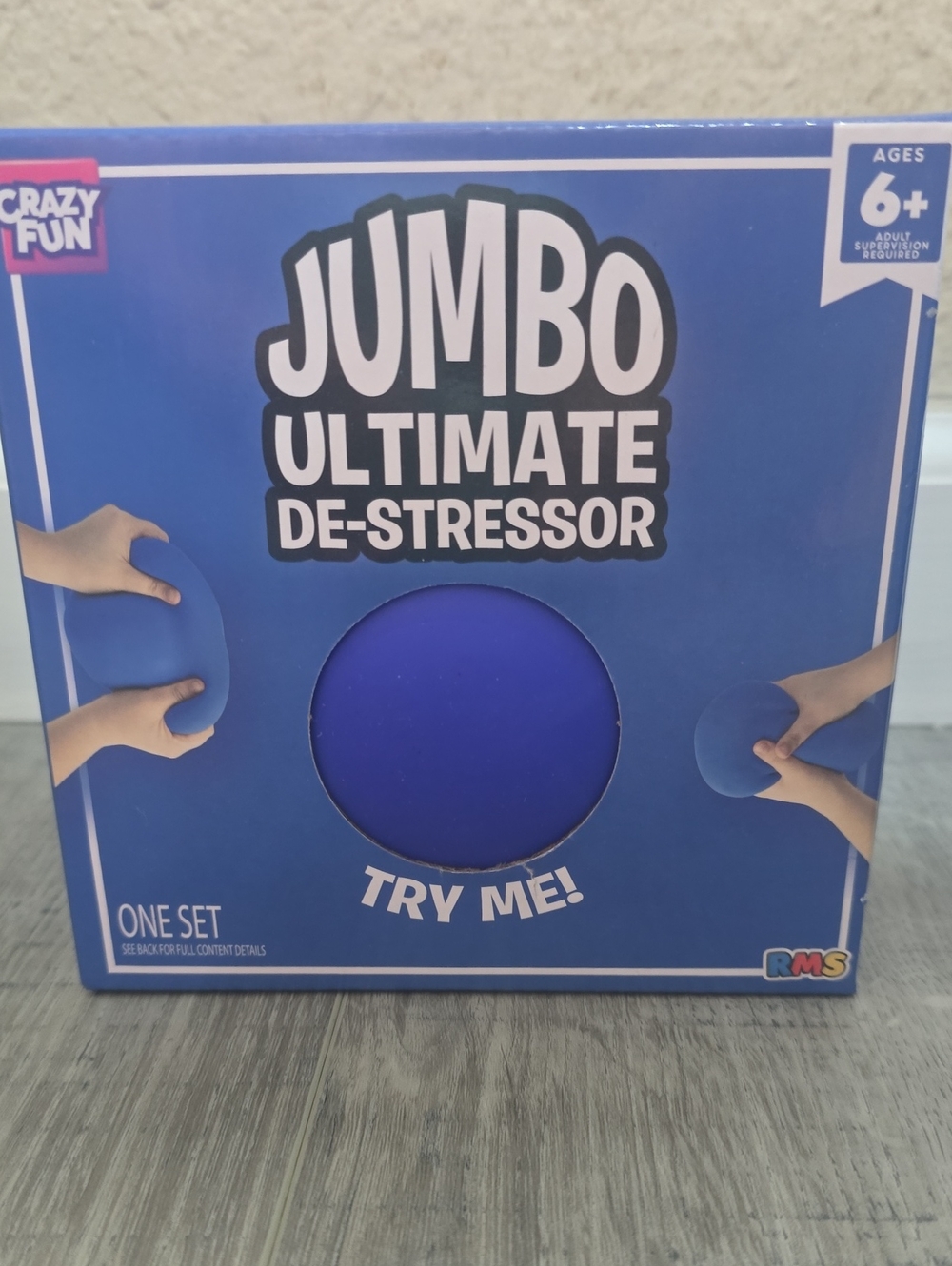 Crazy Fun Jumbo Ultimate De-Stressor - Blue